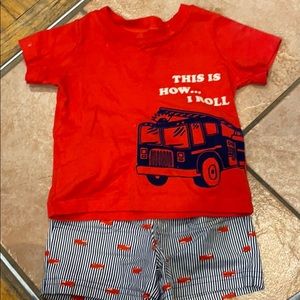 Baby boy summer set